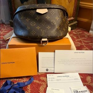 Brand new Louis Vuitton bumbag with tag , box and dust bag